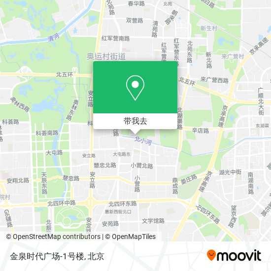 金泉时代广场-1号楼地图