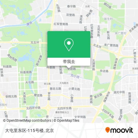 大屯里东区-115号楼地图