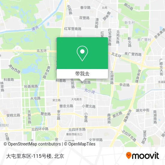 大屯里东区-115号楼地图