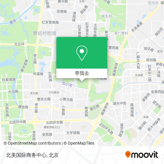北美国际商务中心地图
