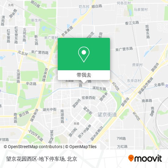 望京花园西区-地下停车场地图