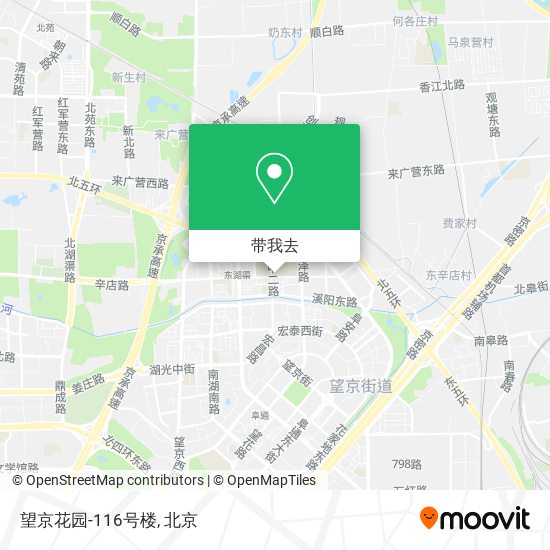 望京花园-116号楼地图