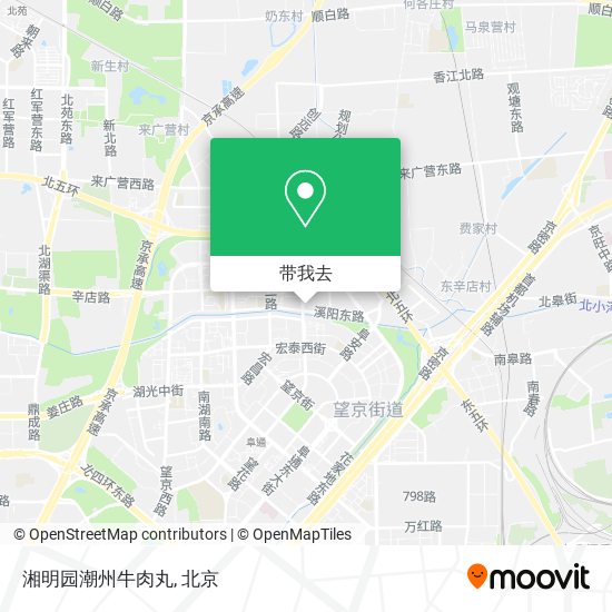 湘明园潮州牛肉丸地图