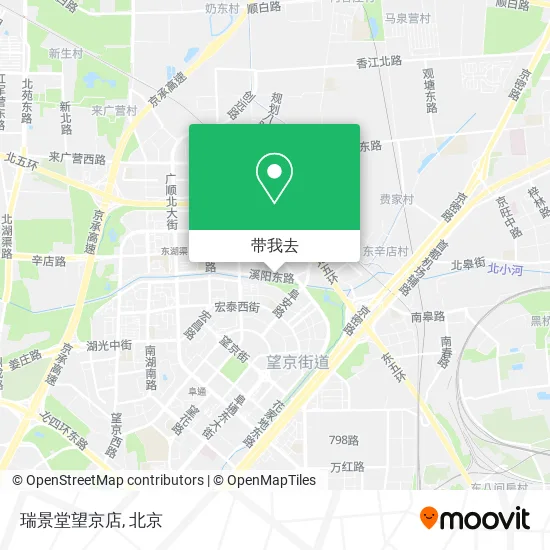 瑞景堂望京店地图