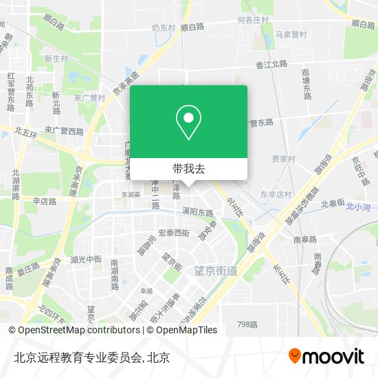 北京远程教育专业委员会地图
