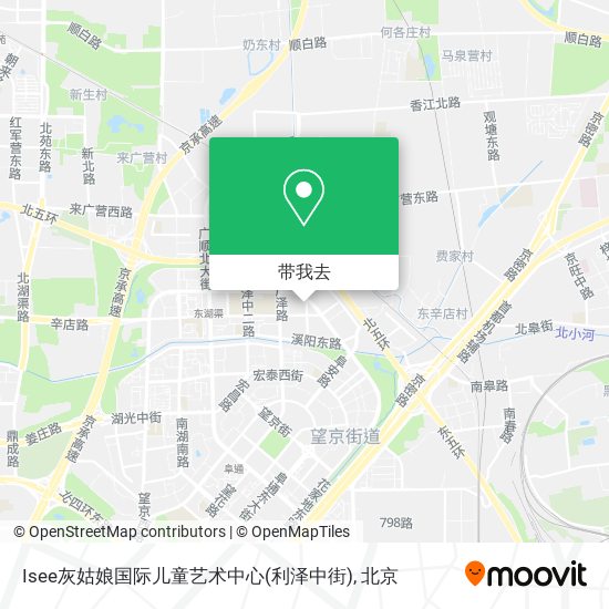 Isee灰姑娘国际儿童艺术中心(利泽中街)地图
