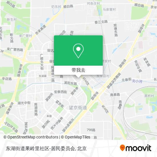 东湖街道果岭里社区-居民委员会地图