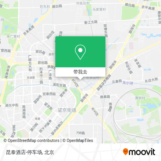昆泰酒店-停车场地图