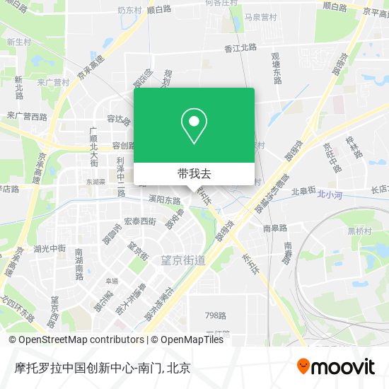 摩托罗拉中国创新中心-南门地图