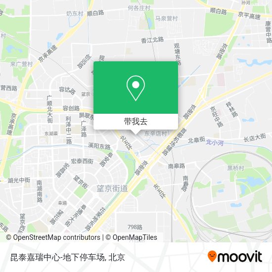 昆泰嘉瑞中心-地下停车场地图