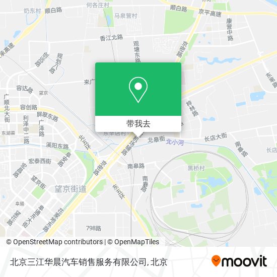 北京三江华晨汽车销售服务有限公司地图