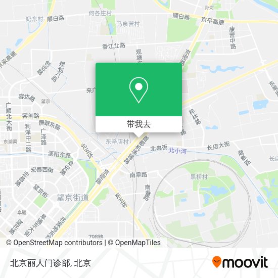 北京丽人门诊部地图