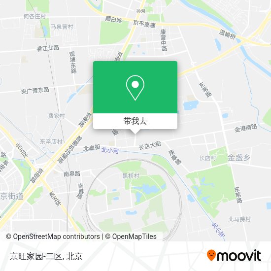 京旺家园-二区地图