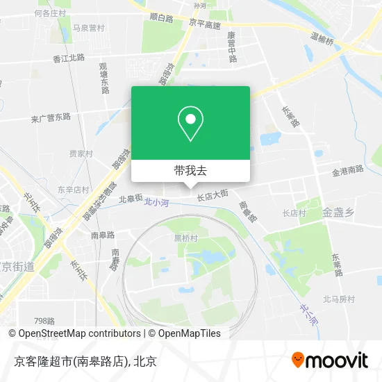 京客隆超市(南皋路店)地图