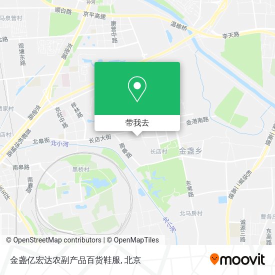 金盏亿宏达农副产品百货鞋服地图
