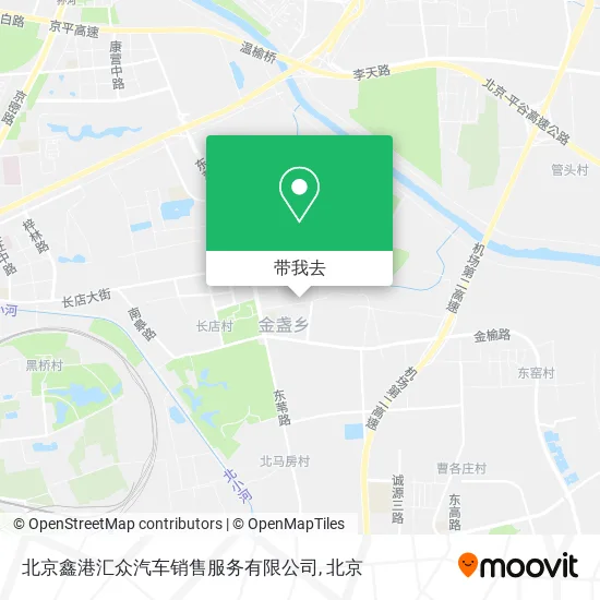北京鑫港汇众汽车销售服务有限公司地图