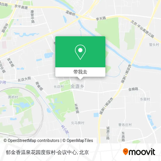 郁金香温泉花园度假村-会议中心地图