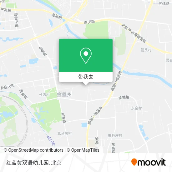 红蓝黄双语幼儿园地图
