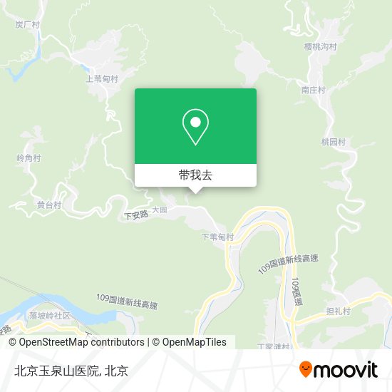 北京玉泉山医院地图