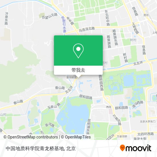 中国地质科学院青龙桥基地地图
