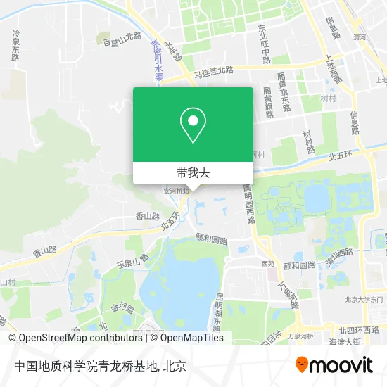 中国地质科学院青龙桥基地地图