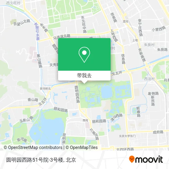 圆明园西路51号院-3号楼地图