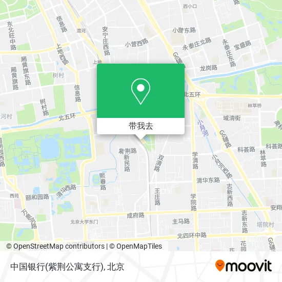 中国银行(紫荆公寓支行)地图