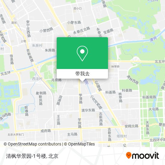 清枫华景园-1号楼地图