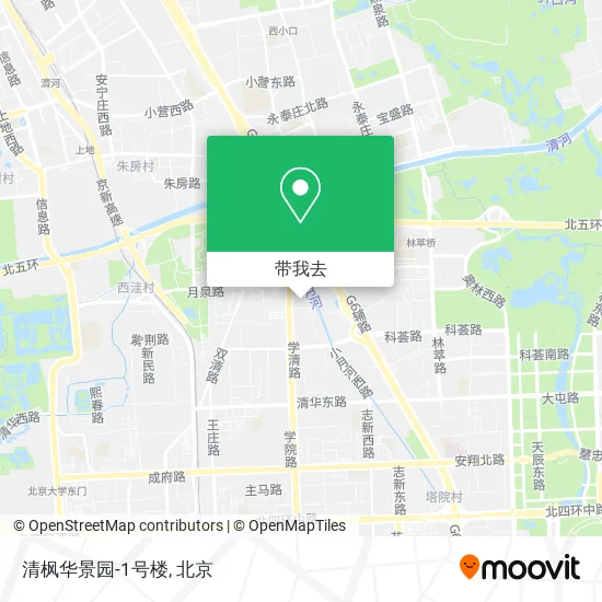 清枫华景园-1号楼地图