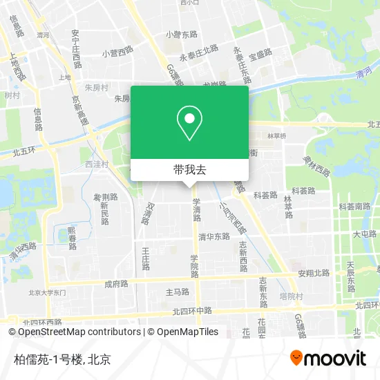 柏儒苑-1号楼地图
