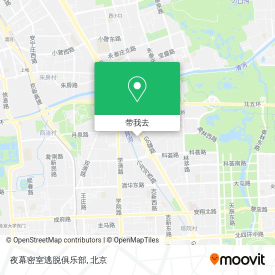夜幕密室逃脱俱乐部地图