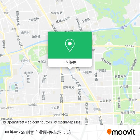 中关村768创意产业园-停车场地图