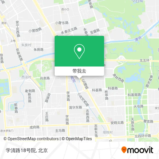 学清路18号院地图