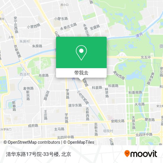 清华东路17号院-33号楼地图