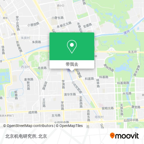 北京机电研究所地图