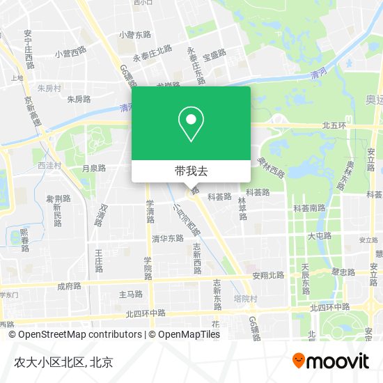 农大小区北区地图