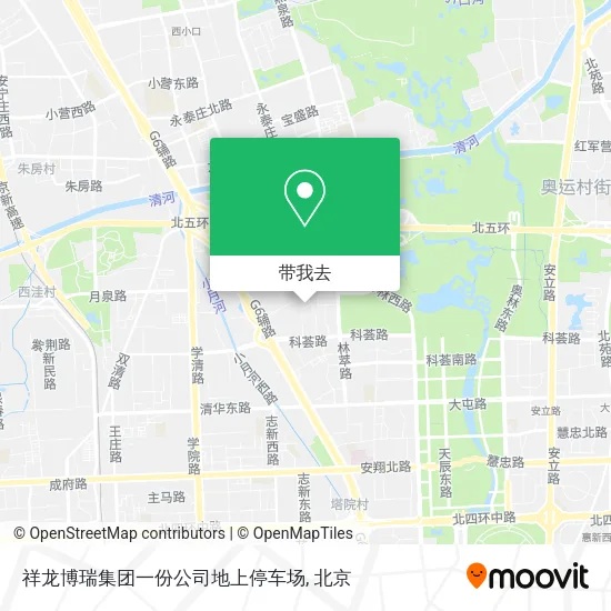 祥龙博瑞集团一份公司地上停车场地图
