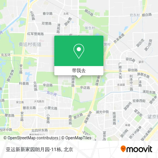 亚运新新家园朗月园-11栋地图