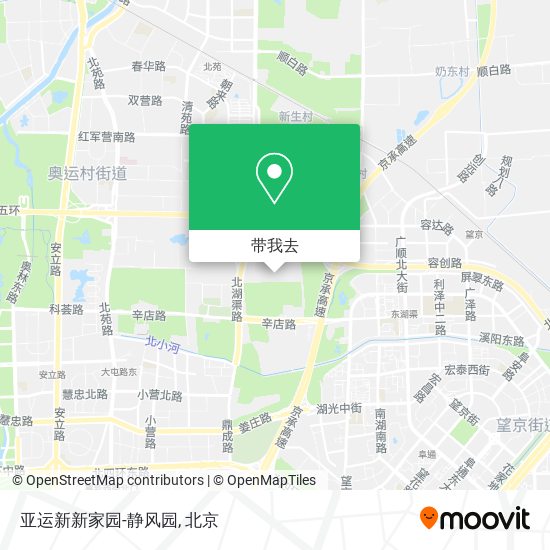 亚运新新家园-静风园地图