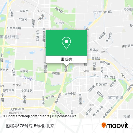 北湖渠578号院-5号楼地图