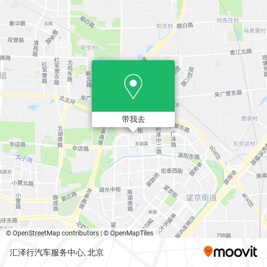 汇泽行汽车服务中心地图