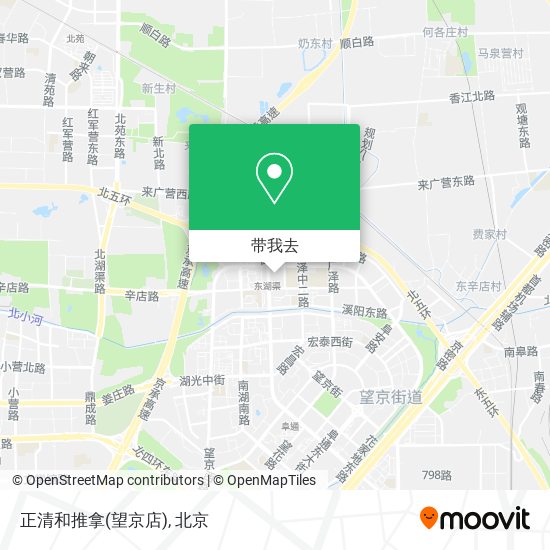 正清和推拿(望京店)地图