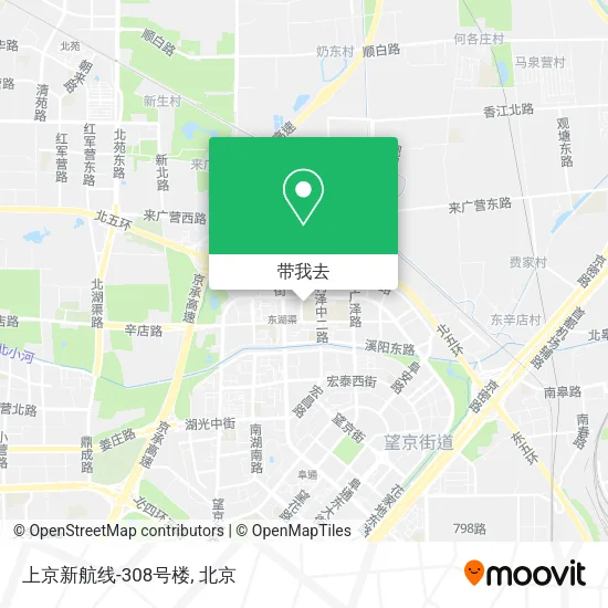 上京新航线-308号楼地图