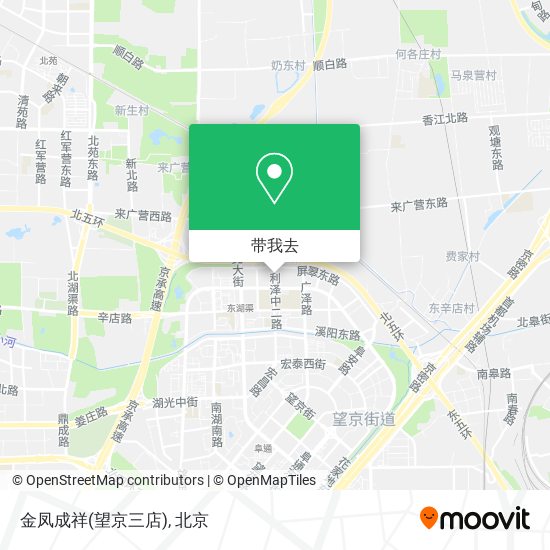 金凤成祥(望京三店)地图