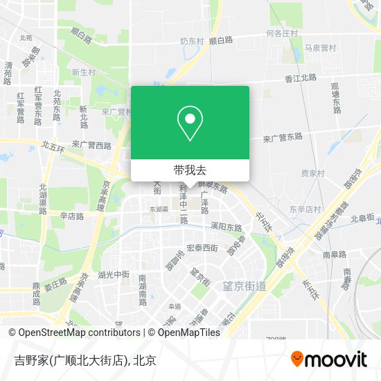 吉野家(广顺北大街店)地图