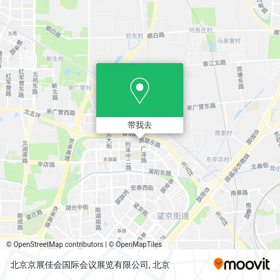 北京京展佳会国际会议展览有限公司地图