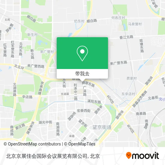 北京京展佳会国际会议展览有限公司地图