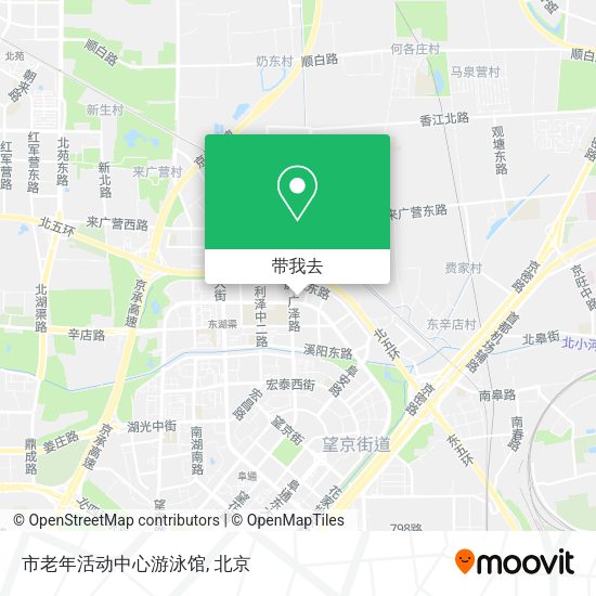 市老年活动中心游泳馆地图