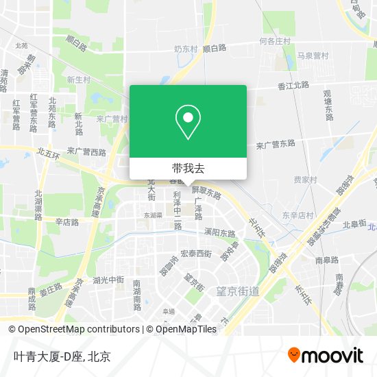 叶青大厦-D座地图