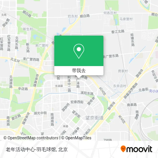 老年活动中心-羽毛球馆地图